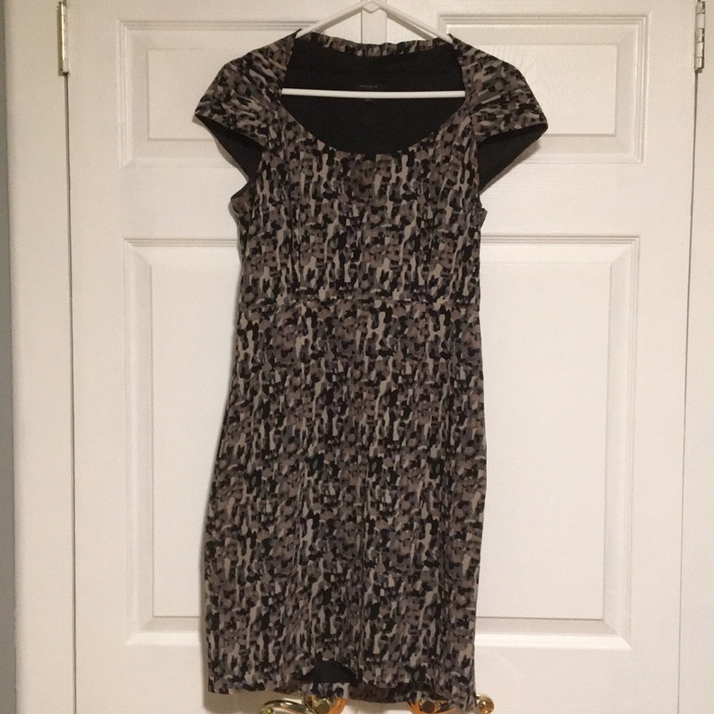 Black and Brown spotted Dress